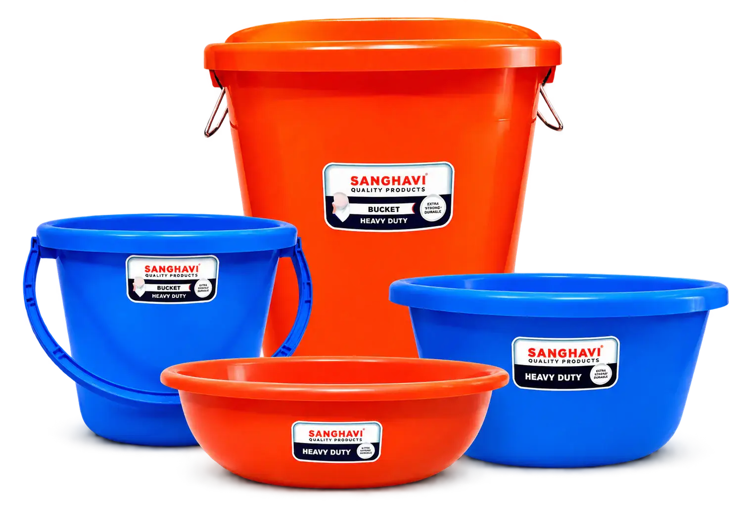 Sanghavi Unbreakable buckets, tubs and basin product group