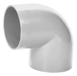 White PVC Elbow PN6 fitting