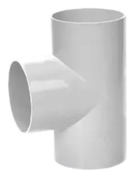White PVC Tee PN4 fitting