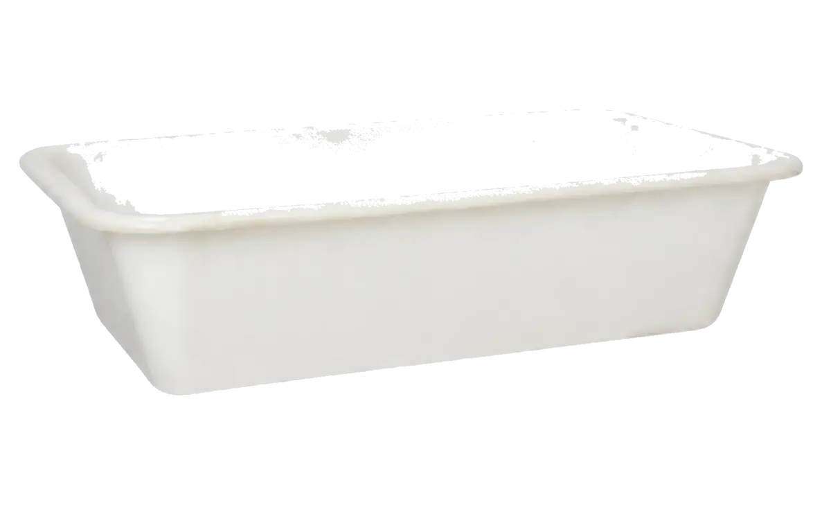 White Sanghavi Unbreakable Alum Tray