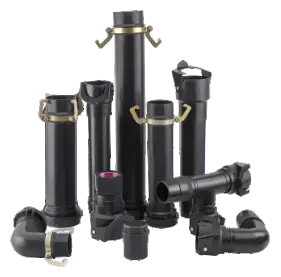 Black Sanghavi Unbreakable sprinkler pipes and components