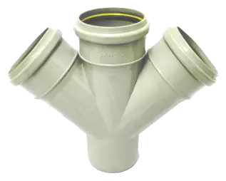 SWR plain double way fitting