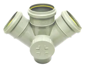 SWR double way fitting with inspection door